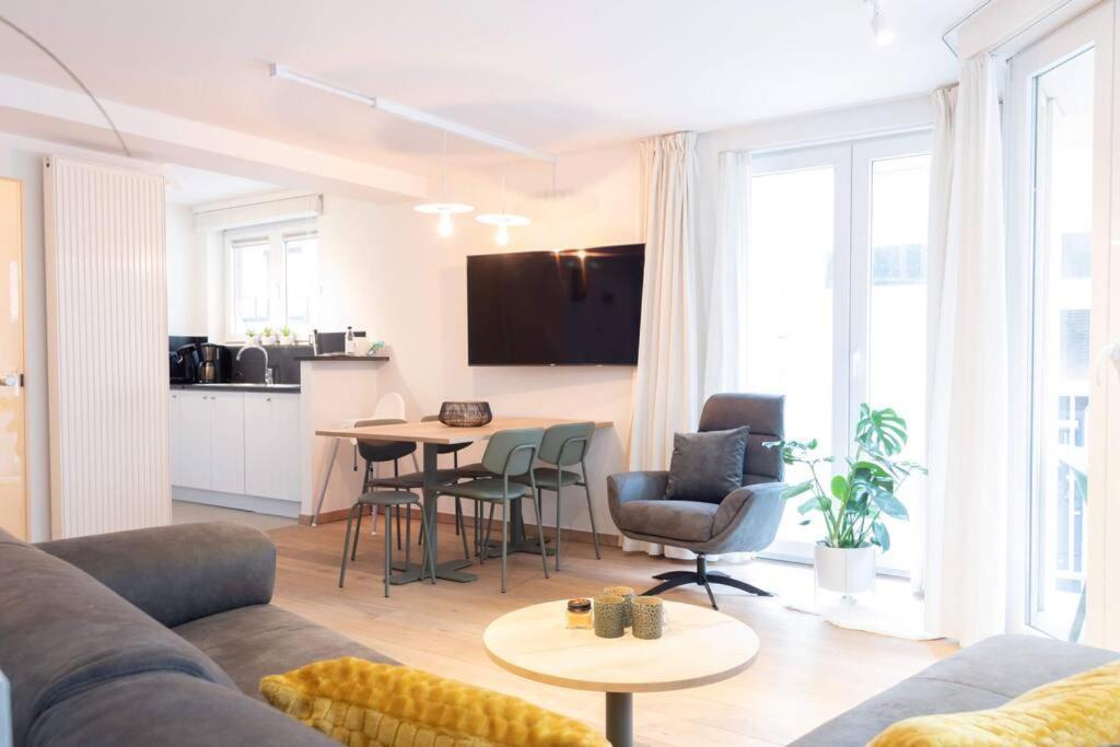 A Bien Venue - Modern Appartement, 50M Van Zee Knokke-Heist Exterior foto